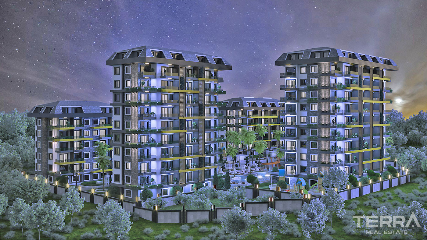 Olive Paradise Čaršija III — Apartments in Avsallar, Alanya, Turkey - 56891