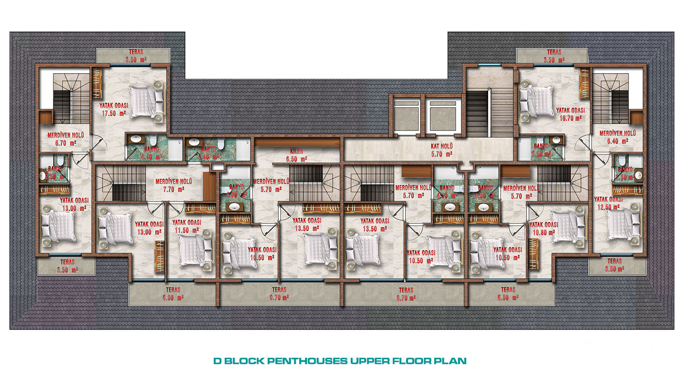 Olive Paradise Čaršija III — Apartments in Avsallar, Alanya, Turkey - 56896