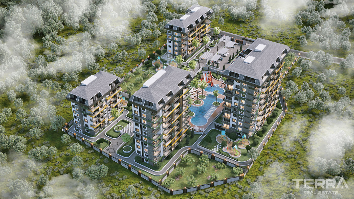 Olive Paradise Čaršija III — Apartments in Avsallar, Alanya, Turkey - 56907