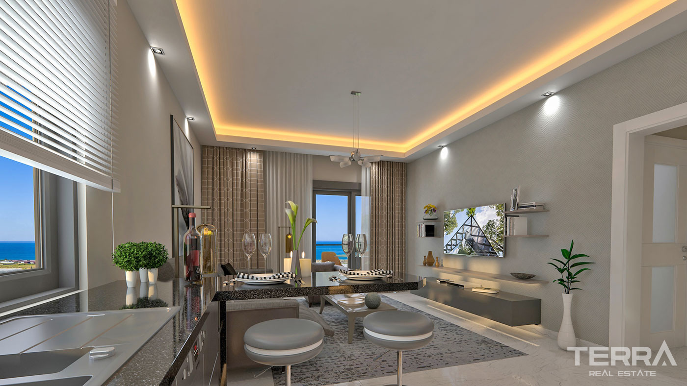 Bargain Apartments Close to the Sandy Beach in Demirtaş, Alanya - 57401