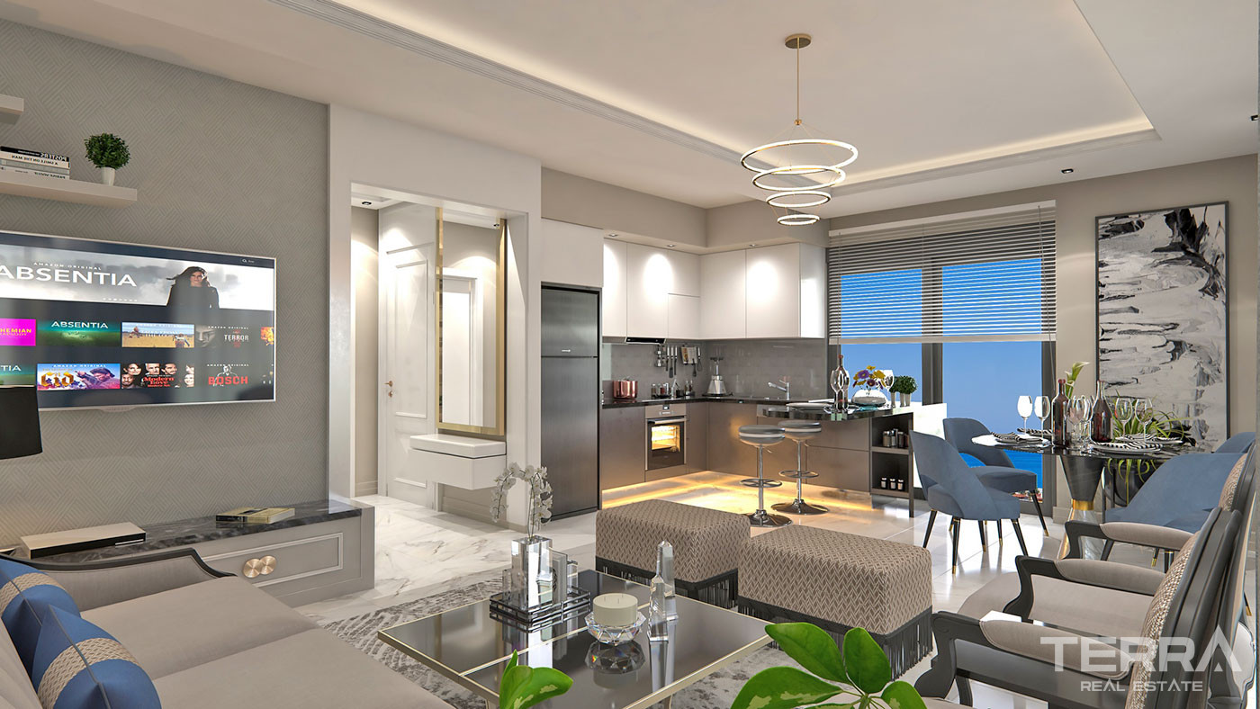 Bargain Apartments Close to the Sandy Beach in Demirtaş, Alanya - 57406