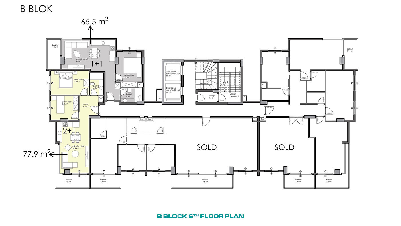 Apartments with High Investment Potential in City Center of Alanya - 57796