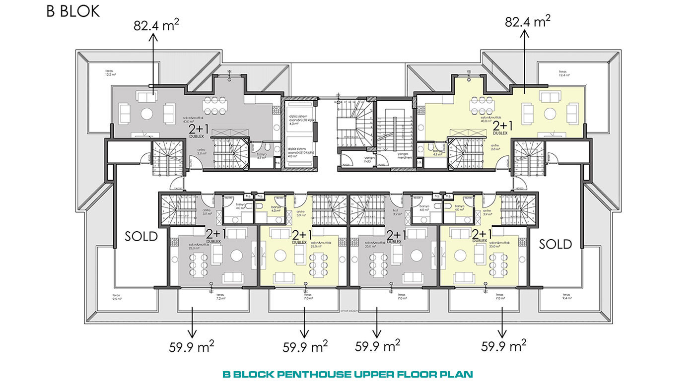 Apartments with High Investment Potential in City Center of Alanya - 57808