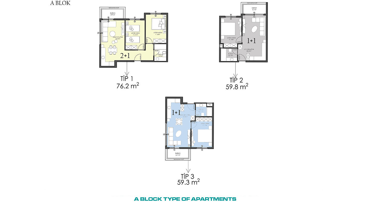 Apartments with High Investment Potential in City Center of Alanya - 57810