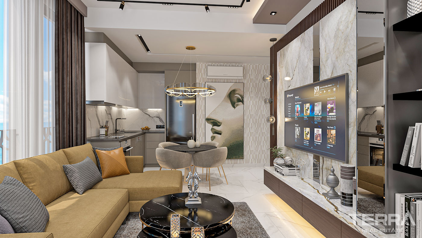 Apartments with High Investment Potential in City Center of Alanya - 57811