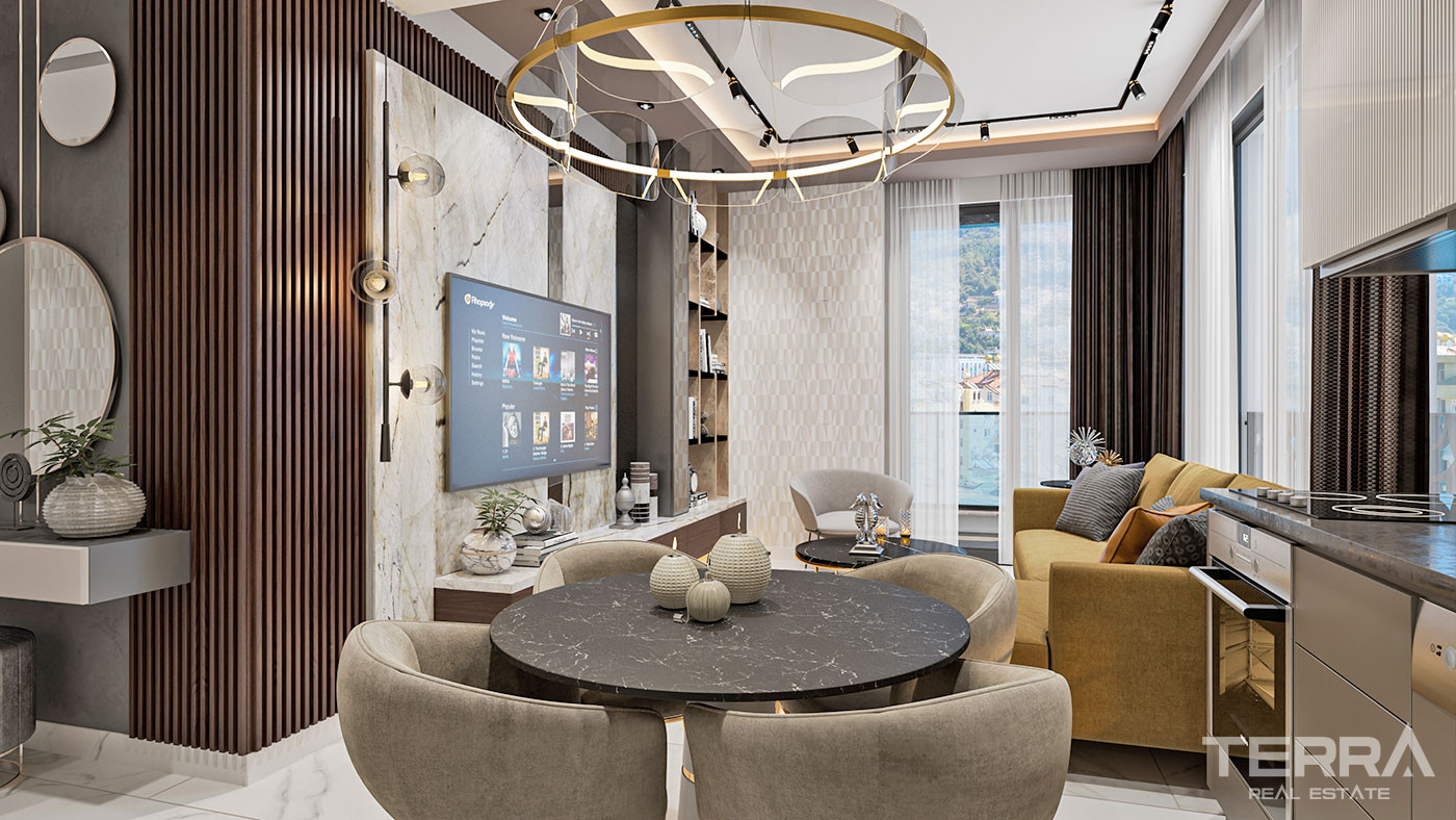 Apartments with High Investment Potential in City Center of Alanya - 57812