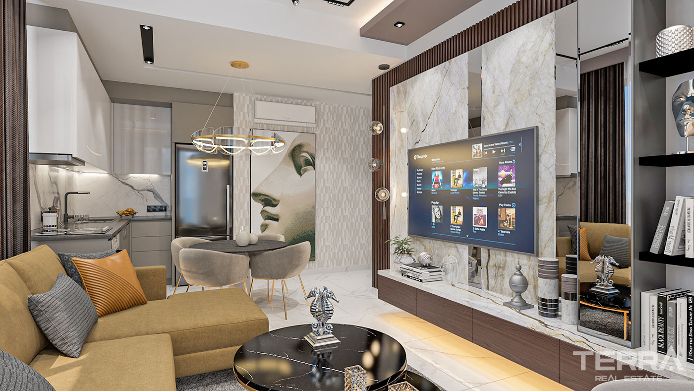 Apartments with High Investment Potential in City Center of Alanya - 57814