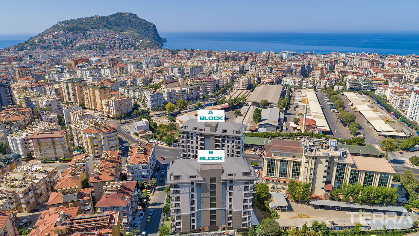 Apartments with High Investment Potential in City Center of Alanya - 67978