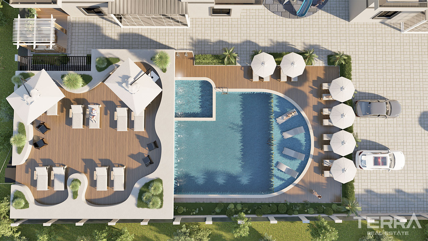 Apartments with Rich Amenities, Close to the Beach in Kargıcak, Alanya - 57957