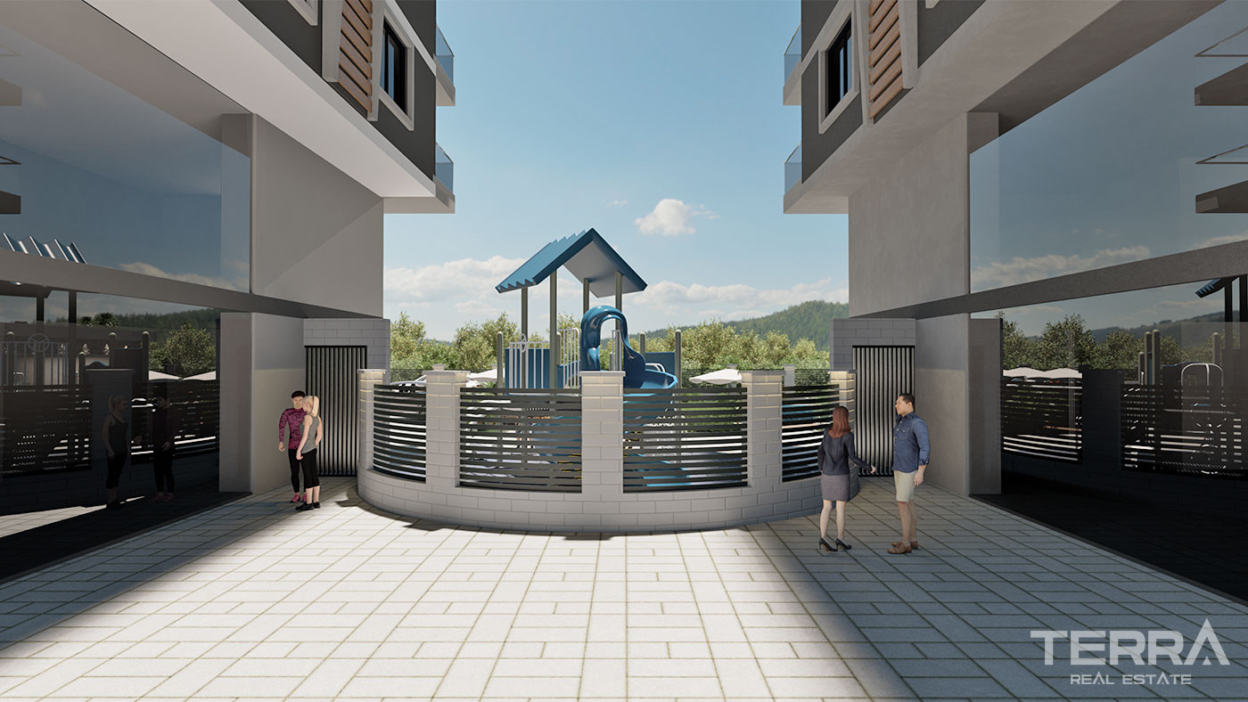Apartments with Rich Amenities, Close to the Beach in Kargıcak, Alanya - 57963