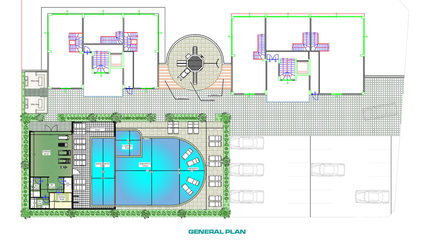 Apartments with Rich Amenities, Close to the Beach in Kargıcak, Alanya - 57968