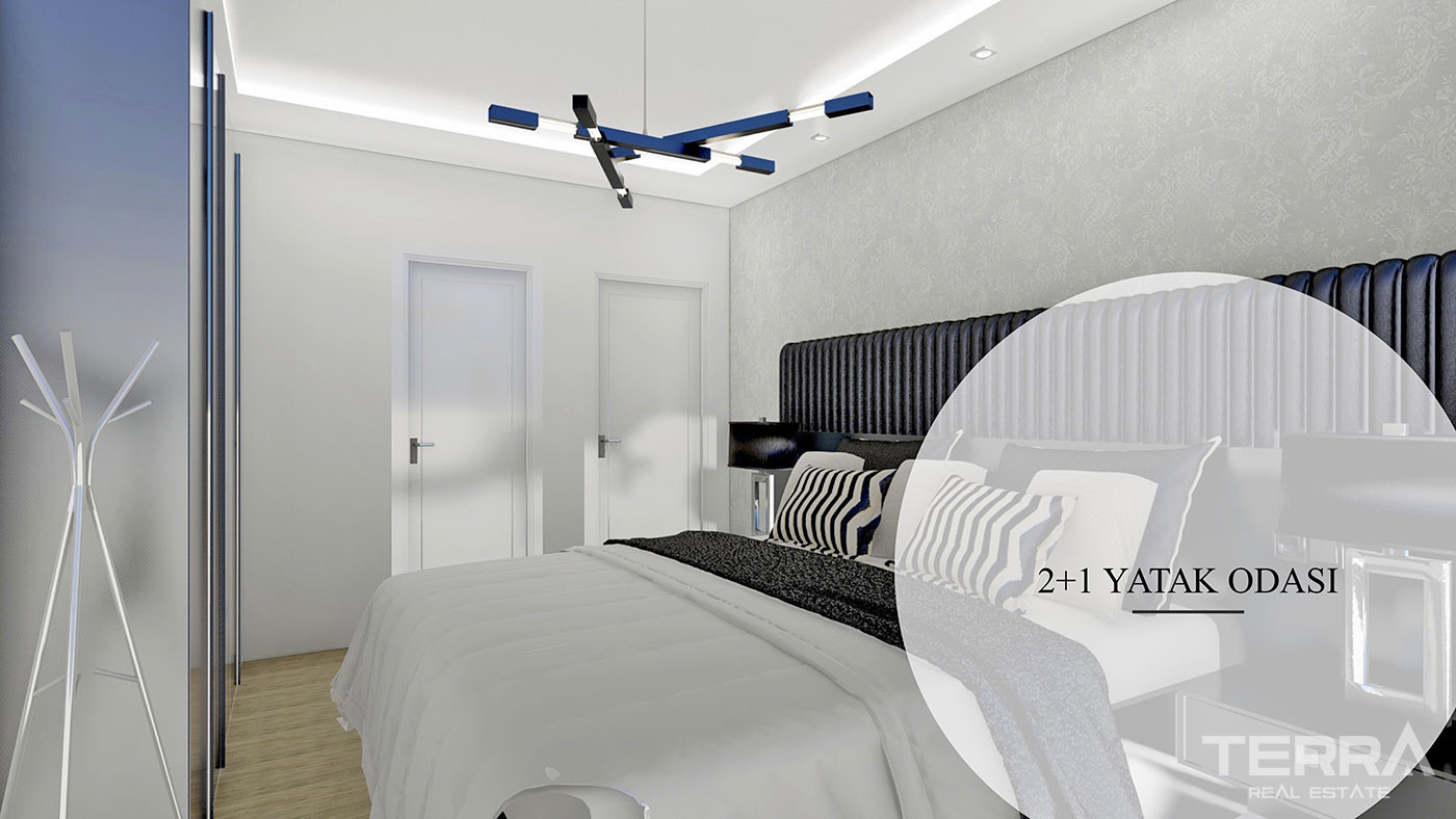 Apartments with Rich Amenities, Close to the Beach in Kargıcak, Alanya - 57975