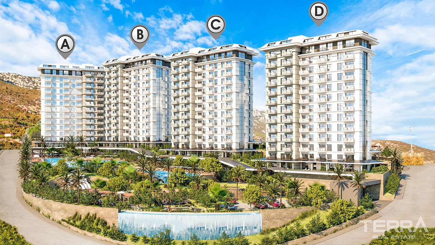 Affordable Apartments in Mahmutlar Alanya with Exclusive Amenities - 58391