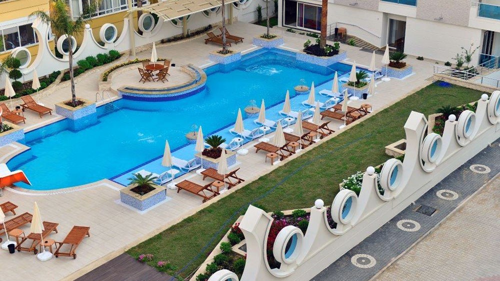 Queen Residence seafront apartments in Mahmutlar, Alanya - 1250