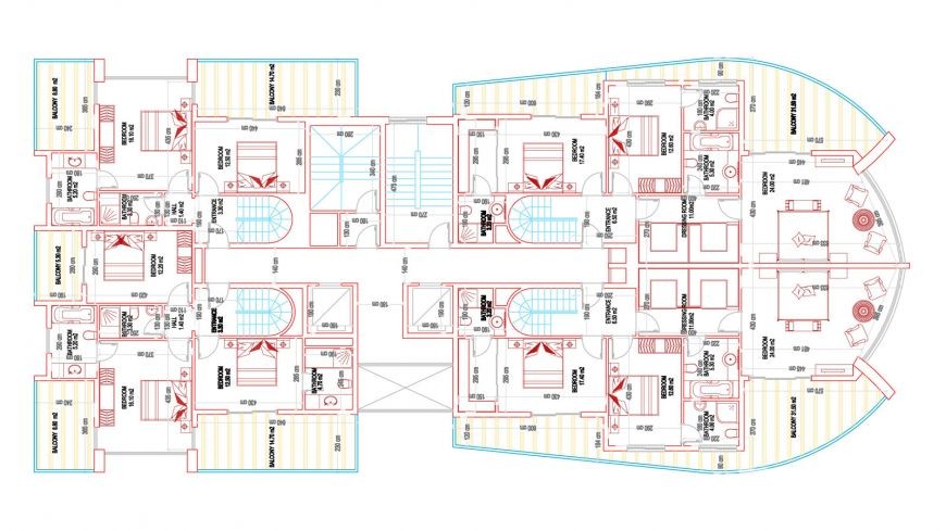 Queen Residence seafront apartments in Mahmutlar, Alanya - 1255