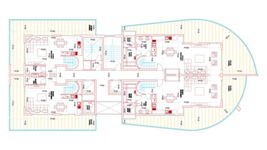 Queen Residence seafront apartments in Mahmutlar, Alanya - 1257