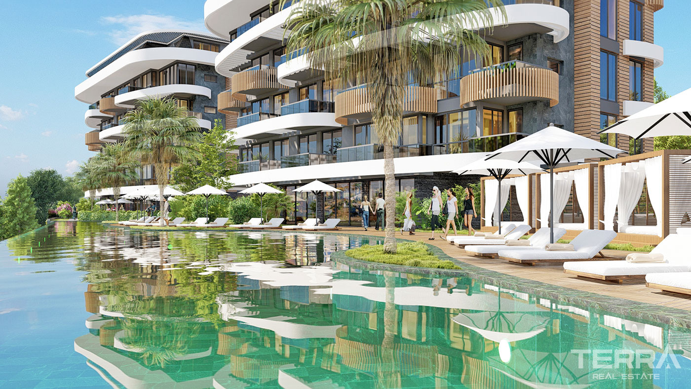 Sea View Apartments for Sale in Alanya, Kestel, Turkey - 58520