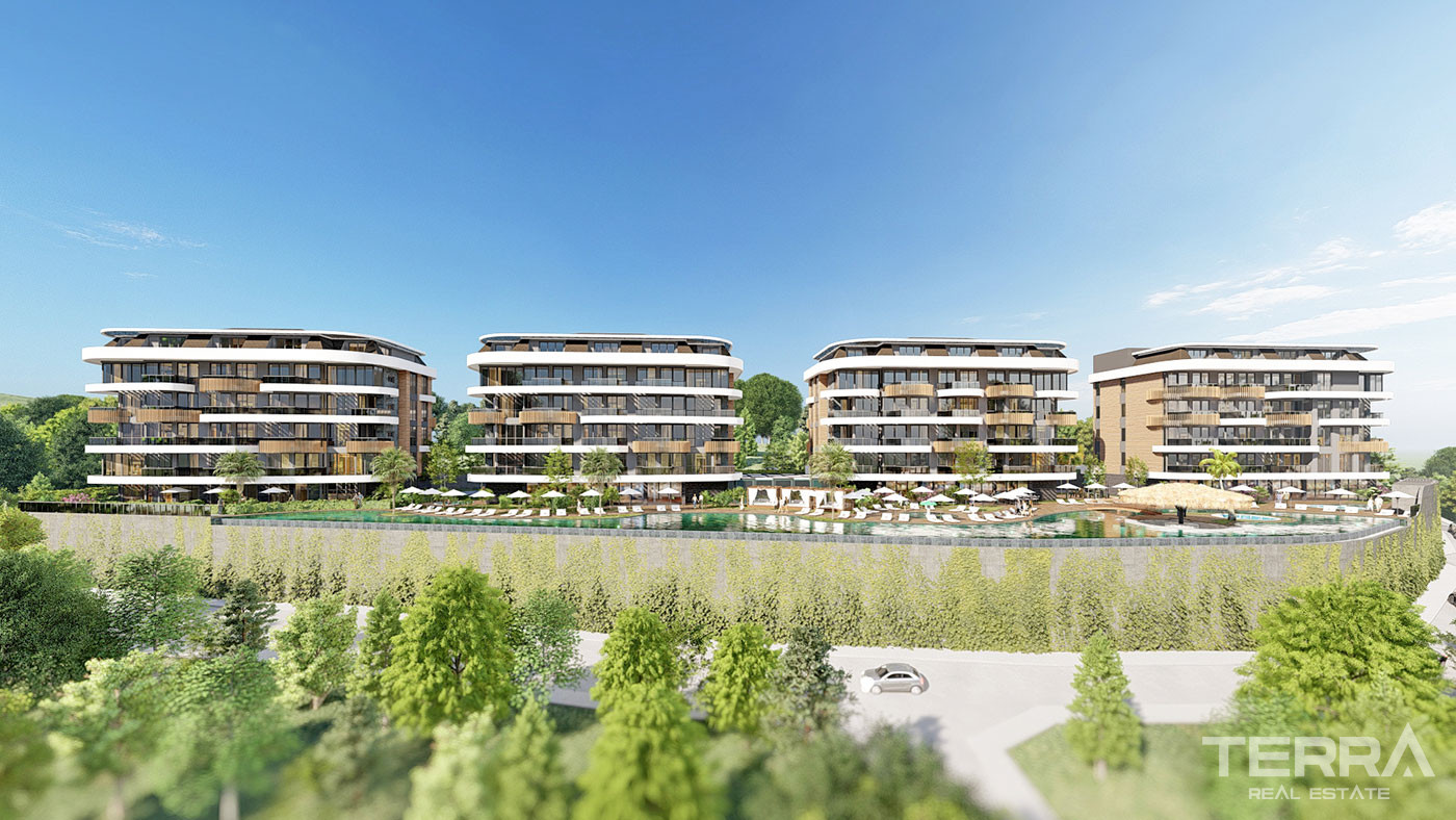 Sea View Apartments for Sale in Alanya, Kestel, Turkey - 58523