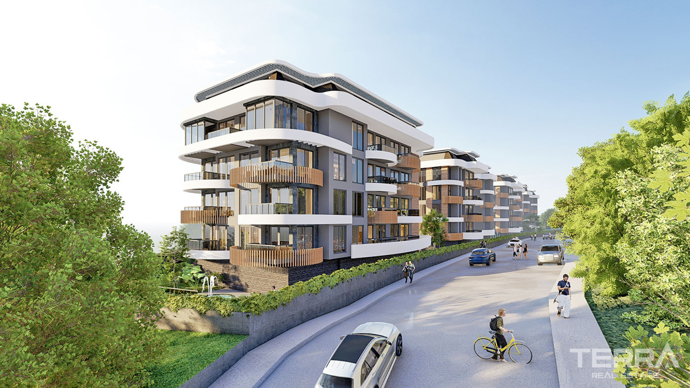 Sea View Apartments for Sale in Alanya, Kestel, Turkey - 58535
