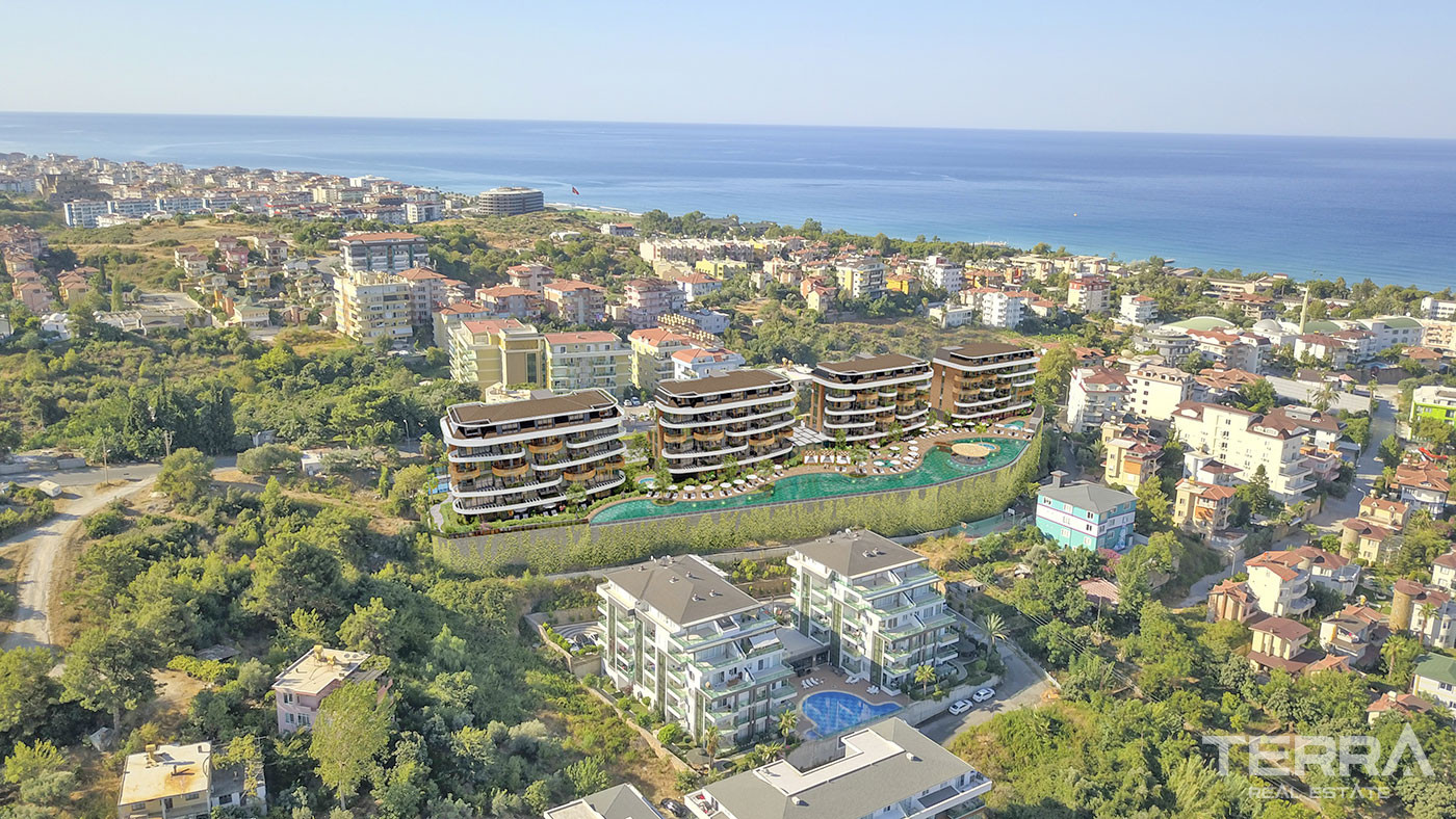 Sea View Apartments for Sale in Alanya, Kestel, Turkey - 58582