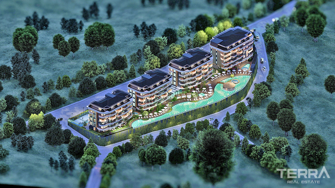 Sea View Apartments for Sale in Alanya, Kestel, Turkey - 58591