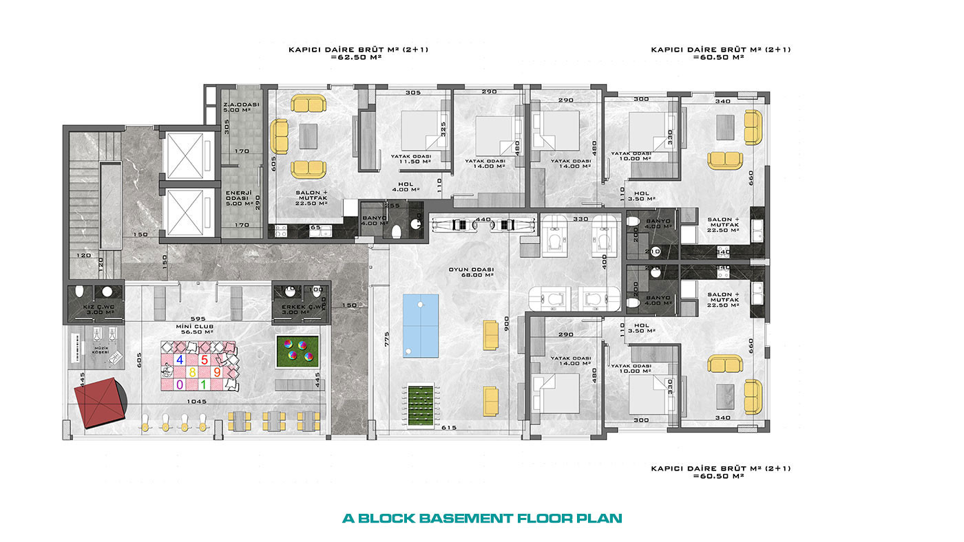 Sea View Apartments for Sale in Alanya, Kestel, Turkey - 58624