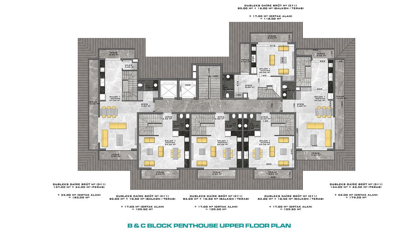 Sea View Apartments for Sale in Alanya, Kestel, Turkey - 58629