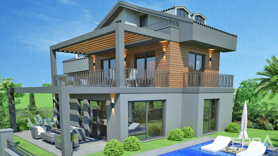 Modern Detached Villa with Private Pool in Ovacık Fethiye