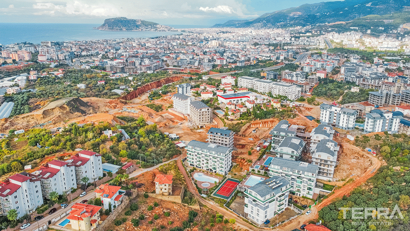Apartments with Rich Facilities at Sea Pearl Park in Alanya, Oba - 97733