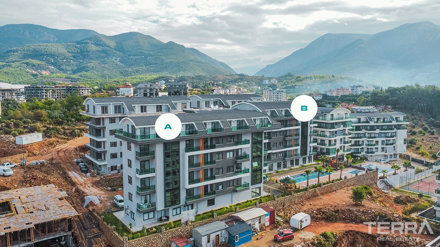 Apartments with Rich Facilities at Sea Pearl Park in Alanya, Oba - 97734