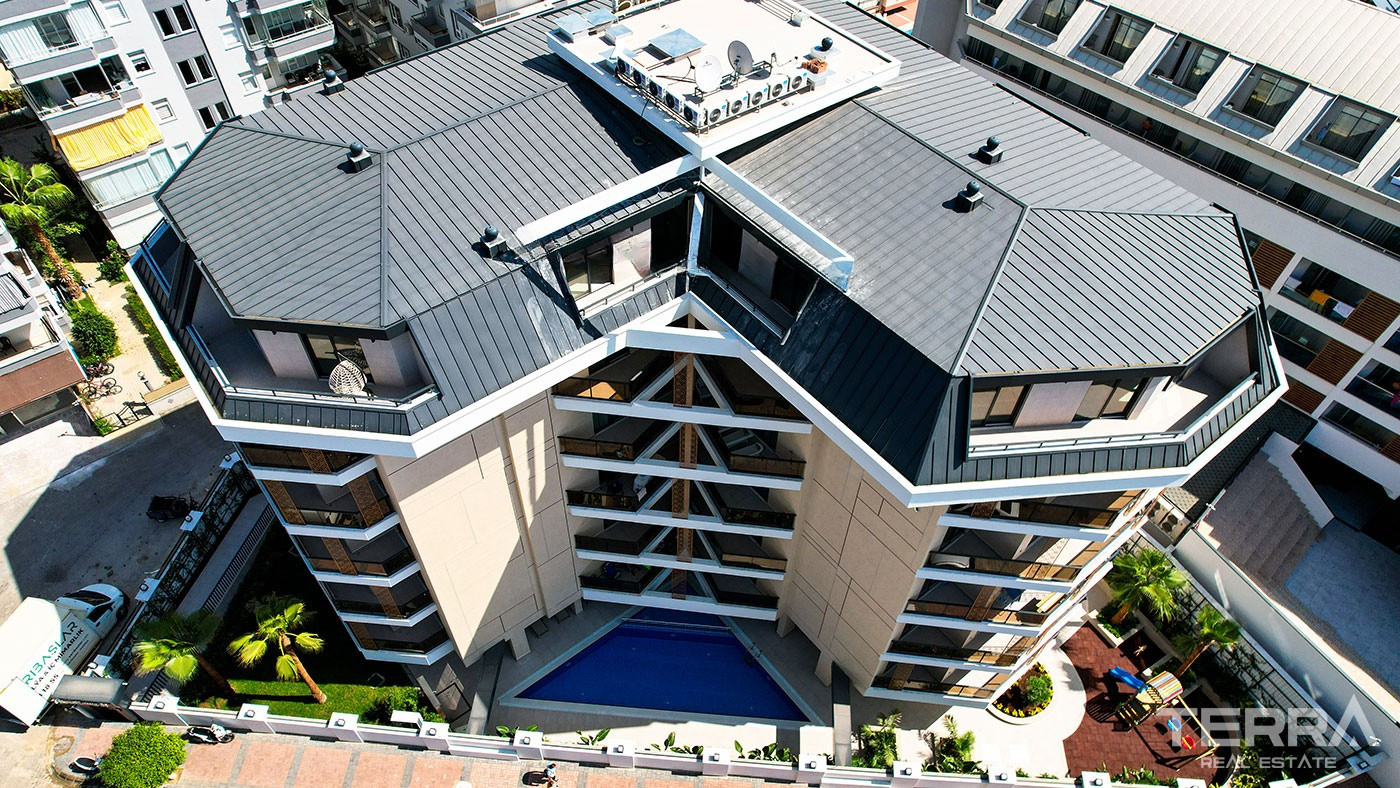 Luksusowe apartamenty w Alanyi Oba w odległości spaceru od plaży - 101490