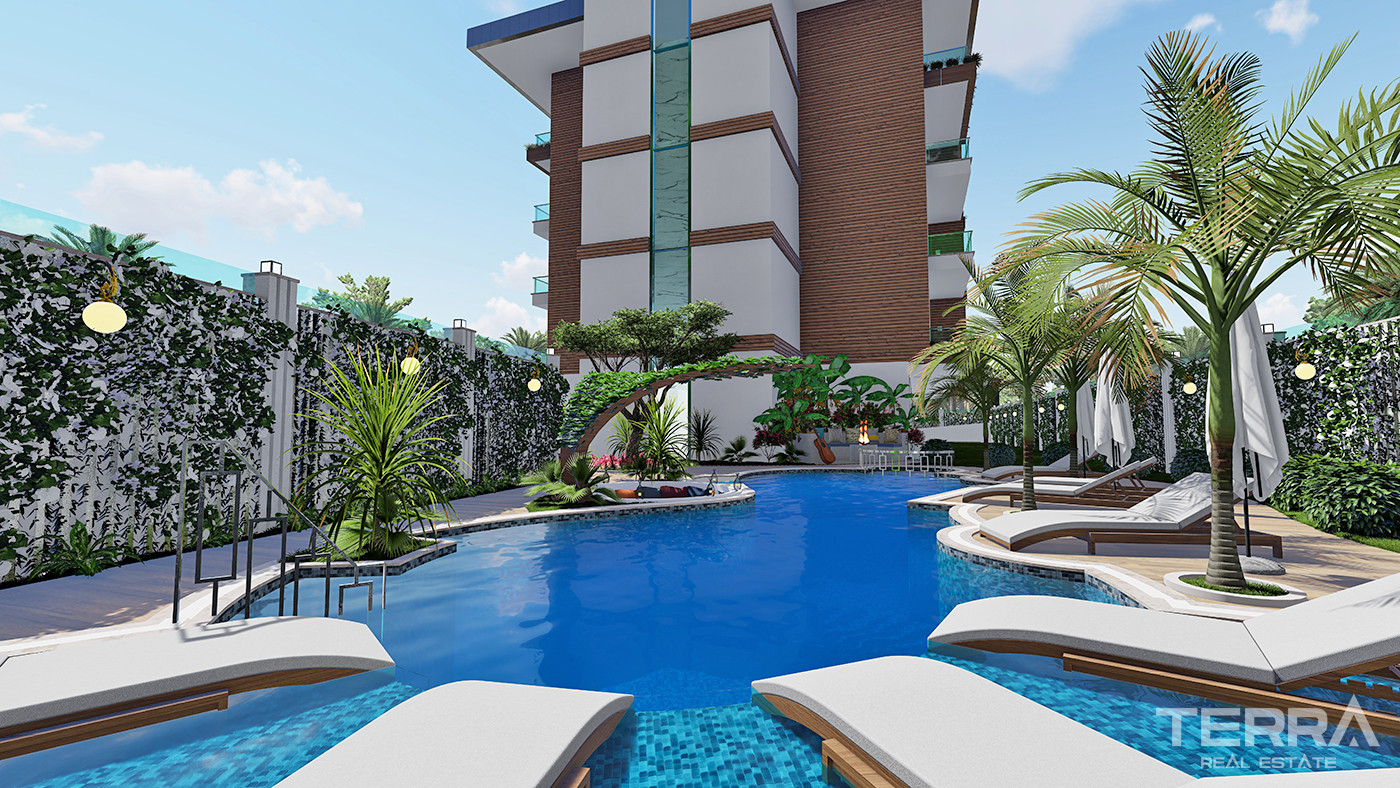 New Luxury Apartments in Alanya Close to Cleopatra Beach - 58810