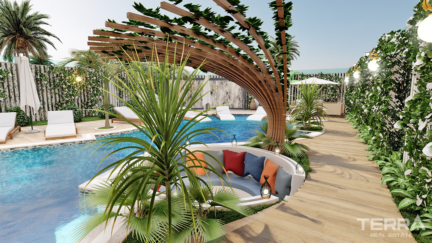 New Luxury Apartments in Alanya Close to Cleopatra Beach - 58811
