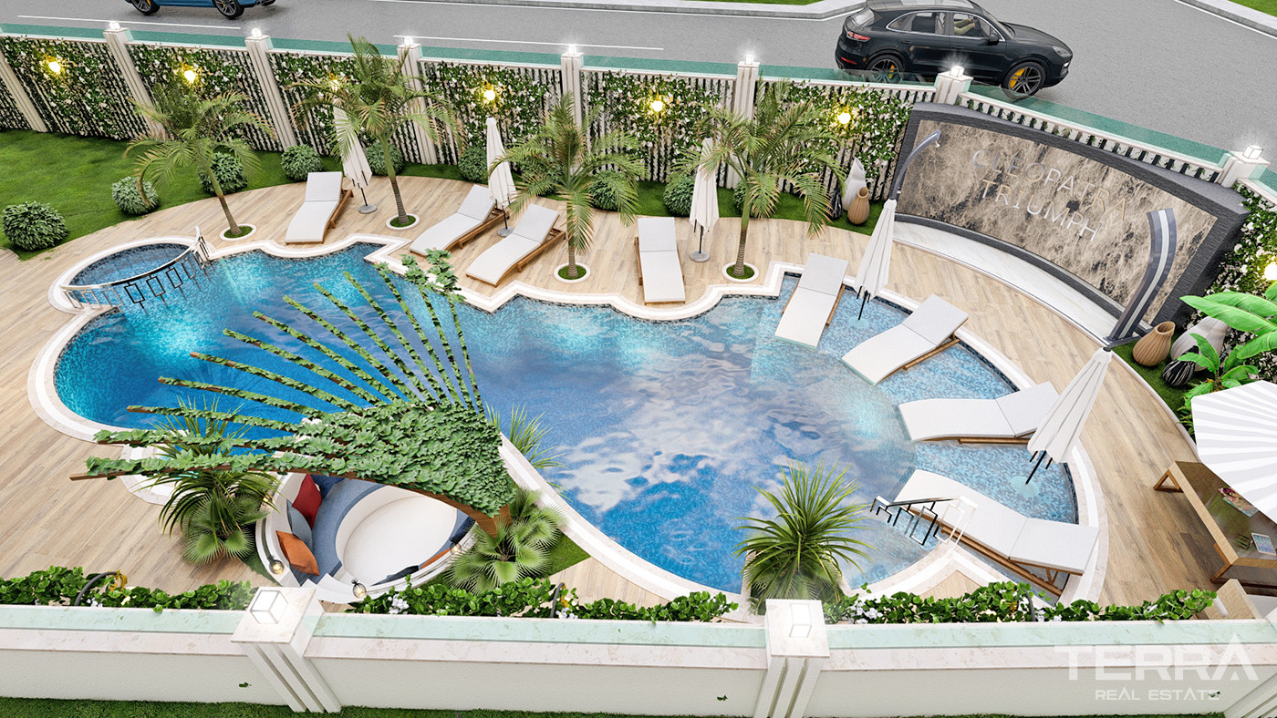 New Luxury Apartments in Alanya Close to Cleopatra Beach - 58815