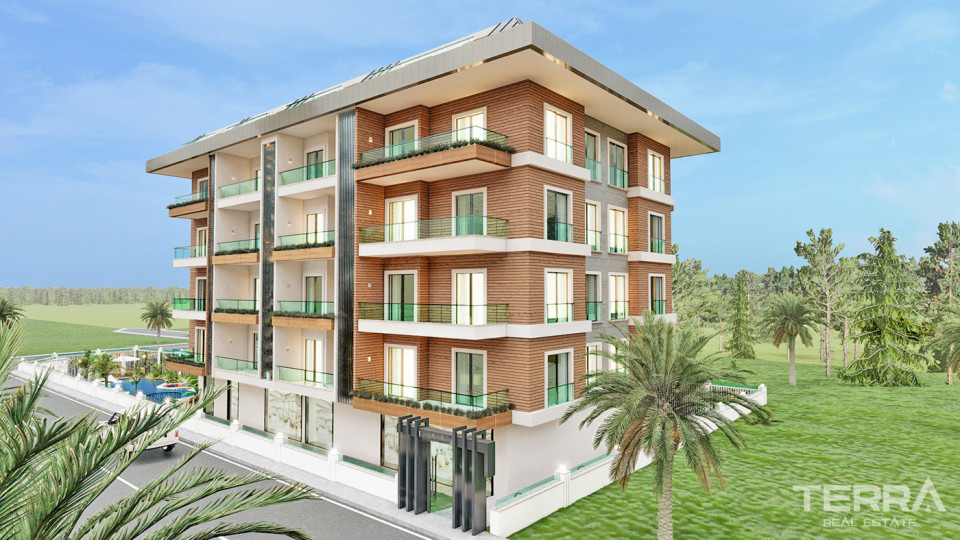 New Luxury Apartments in Alanya Close to Cleopatra Beach