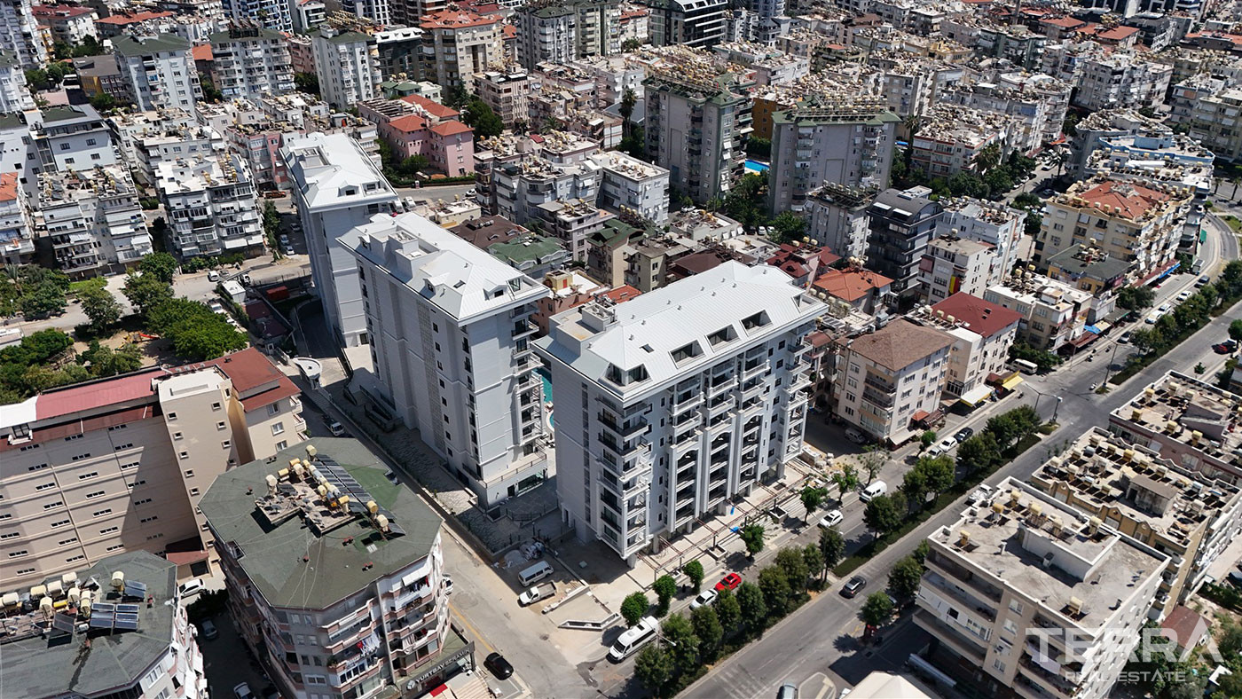 Luksusleiligheter til salgs i Alanya sentrum nær Kleopatra-stranden - 104005