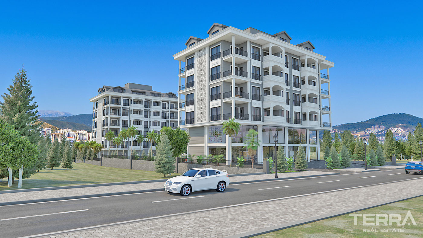Luxury Apartments Only 200 m from the Beach in Alanya, Kargıcak - 58924