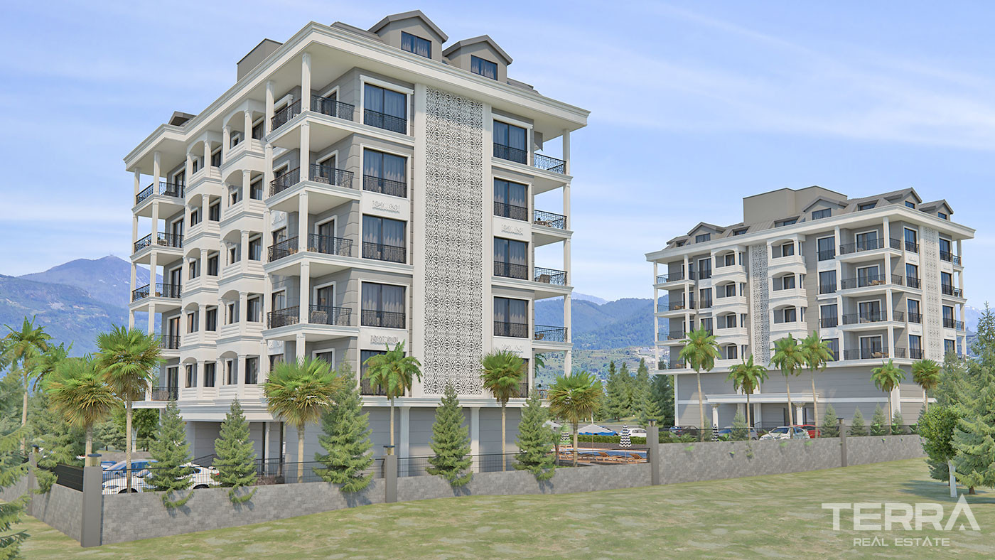 Luxury Apartments Only 200 m from the Beach in Alanya, Kargıcak - 58926