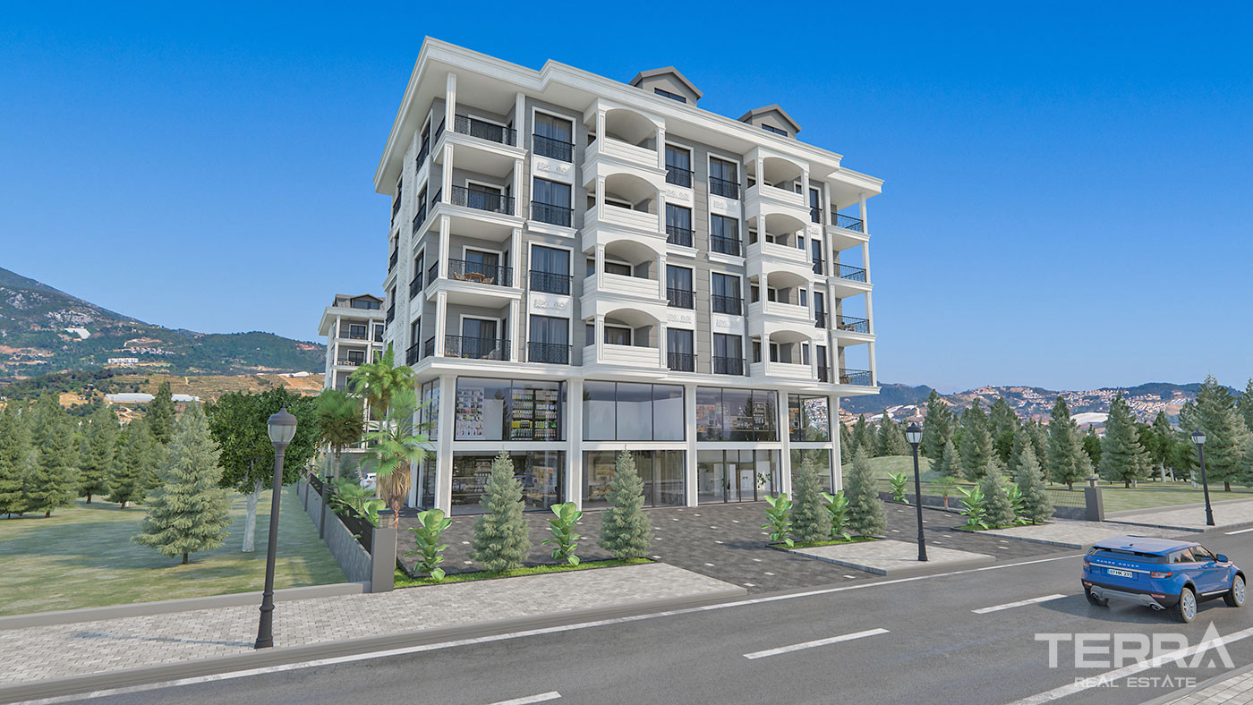 Luxury Apartments Only 200 m from the Beach in Alanya, Kargıcak - 58928