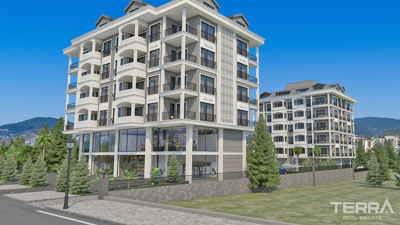 Luxury Apartments Only 200 m from the Beach in Alanya, Kargıcak - 58929