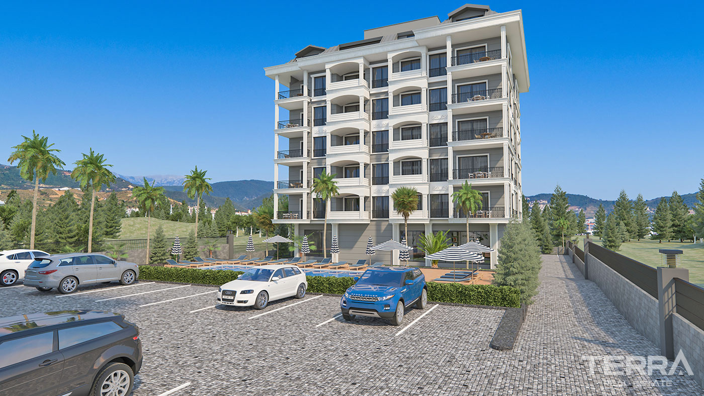 Luxury Apartments Only 200 m from the Beach in Alanya, Kargıcak - 58930
