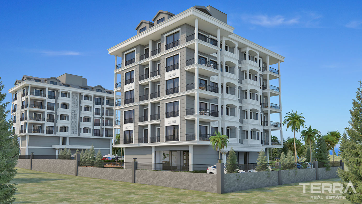 Luxury Apartments Only 200 m from the Beach in Alanya, Kargıcak - 58931