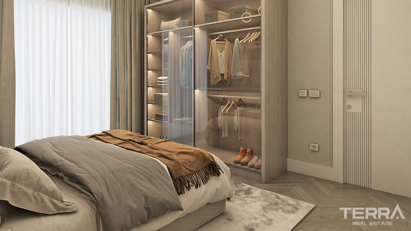 Luxury Apartments Only 200 m from the Beach in Alanya, Kargıcak - 58951