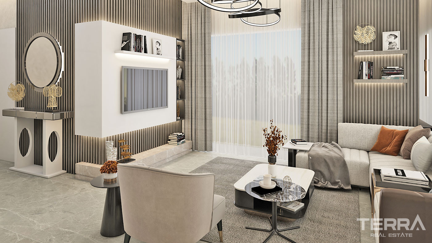 Luxury Apartments Only 200 m from the Beach in Alanya, Kargıcak - 58953