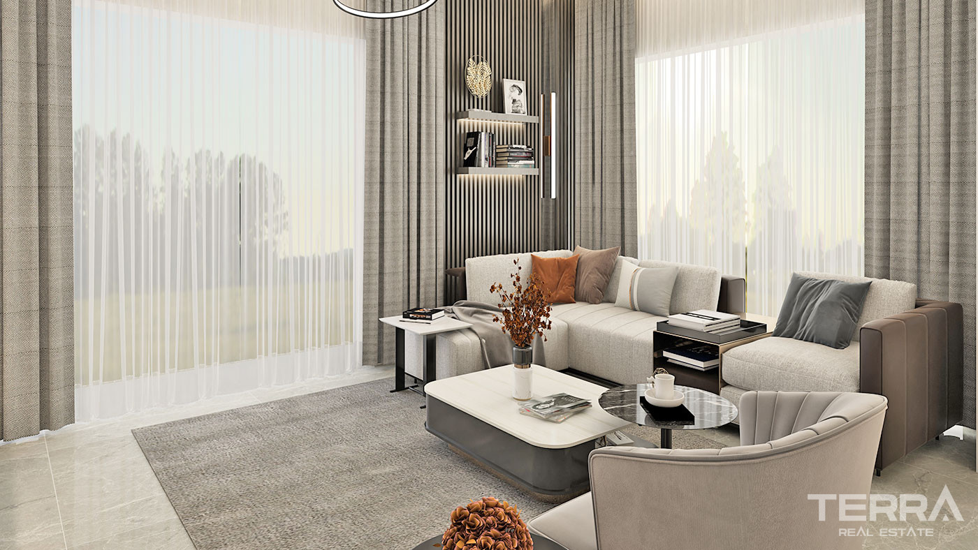Luxury Apartments Only 200 m from the Beach in Alanya, Kargıcak - 58954