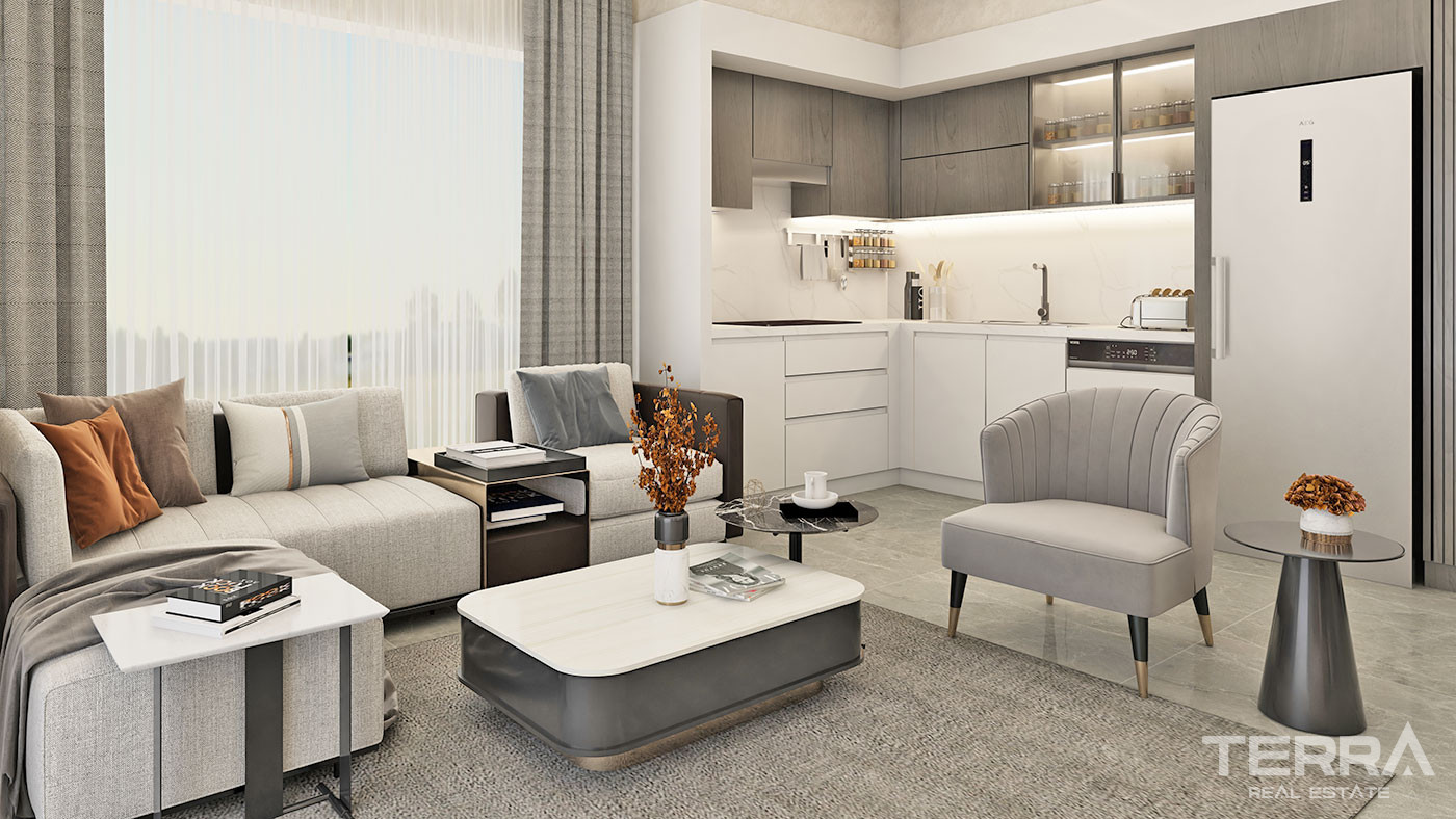 Luxury Apartments Only 200 m from the Beach in Alanya, Kargıcak - 58955