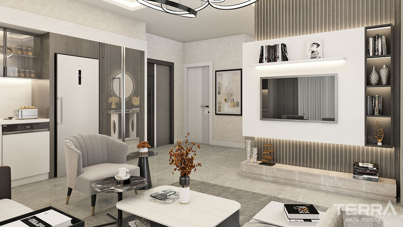 Luxury Apartments Only 200 m from the Beach in Alanya, Kargıcak - 58958
