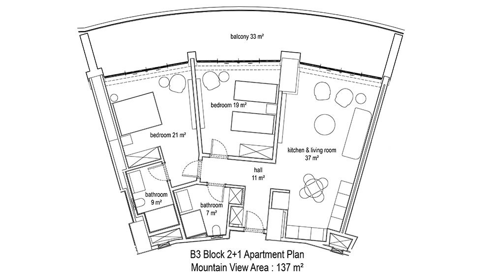 Unique and Luxurious Apartments to Buy in Kargıcak Alanya - 1329