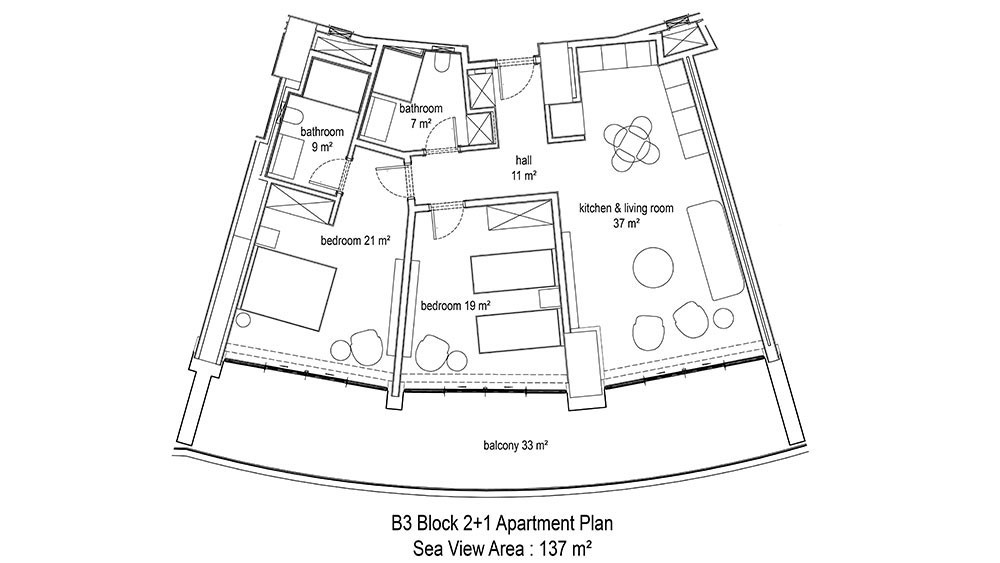 Unique and Luxurious Apartments to Buy in Kargıcak Alanya - 1333