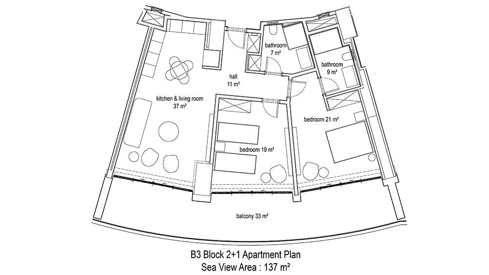 Unique and Luxurious Apartments to Buy in Kargıcak Alanya - 1334